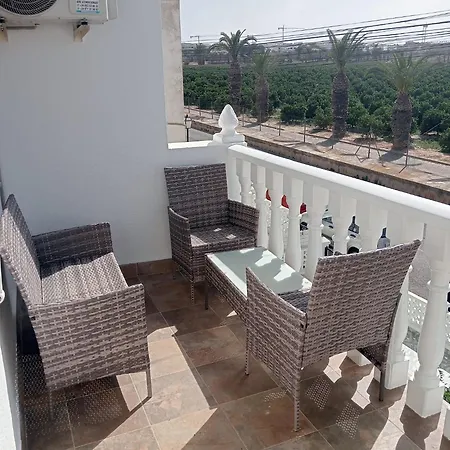 Casa Azahar, With Beautiful View On The Orange Groove And Pink Salt